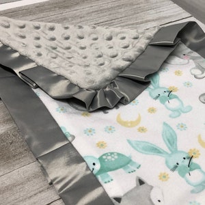 Foxy Flannel and Minkie Lovey, mini blanket, security blanket
