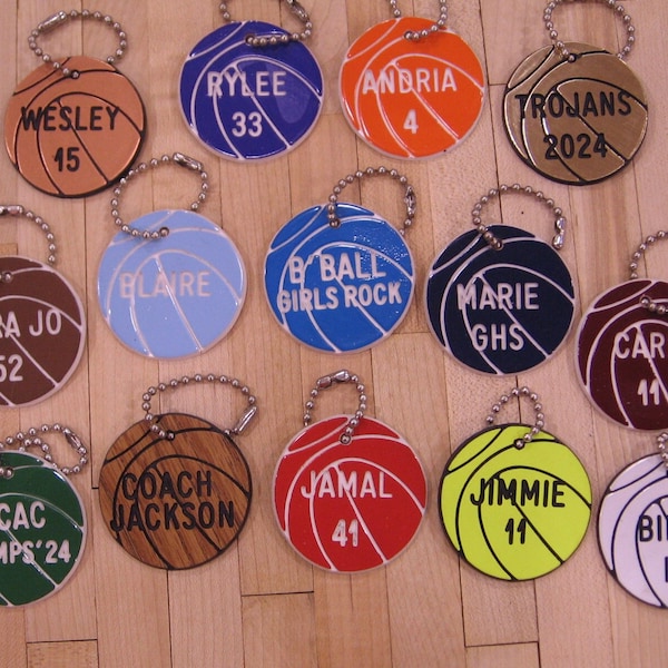 Basketball Bag Tag Etsy