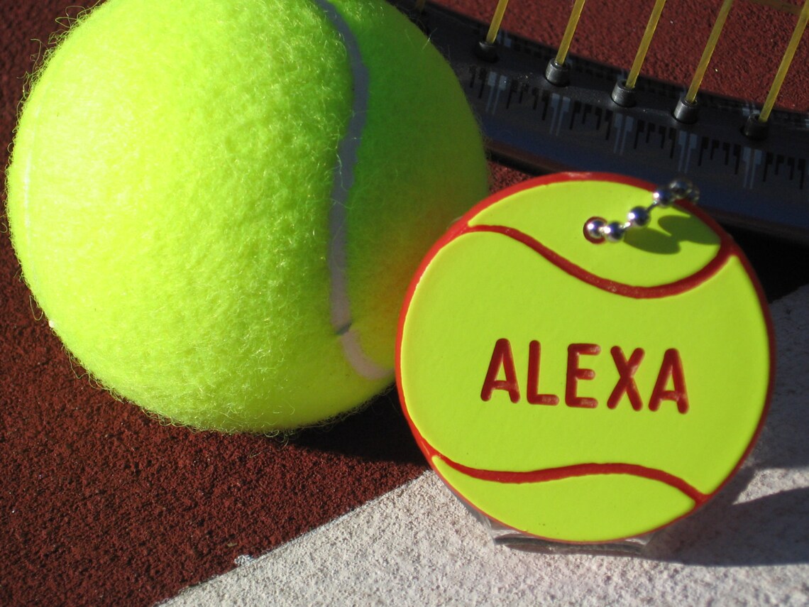 Tennis gifts personalized tennis gifts tennis bag tags Etsy
