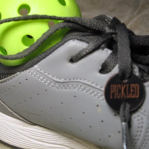 pickleball gifts, pickleball tags, pickleball shoelace tags