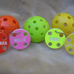 pickleball gifts, pickleball bag tags