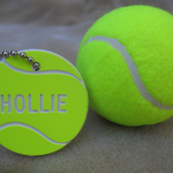 personalized tennis gifts, tennis bag tags