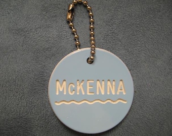 Custom Swimming Bag Tag, Swim Team Gifts, Custom Swimming Gifts, Backpack Tags
