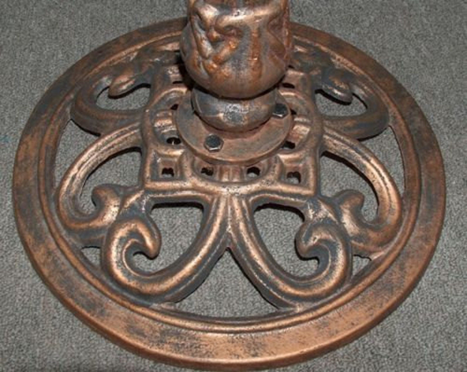 6417 Vintage Birdbath Cast Iron Metal Bird Bath Etsy