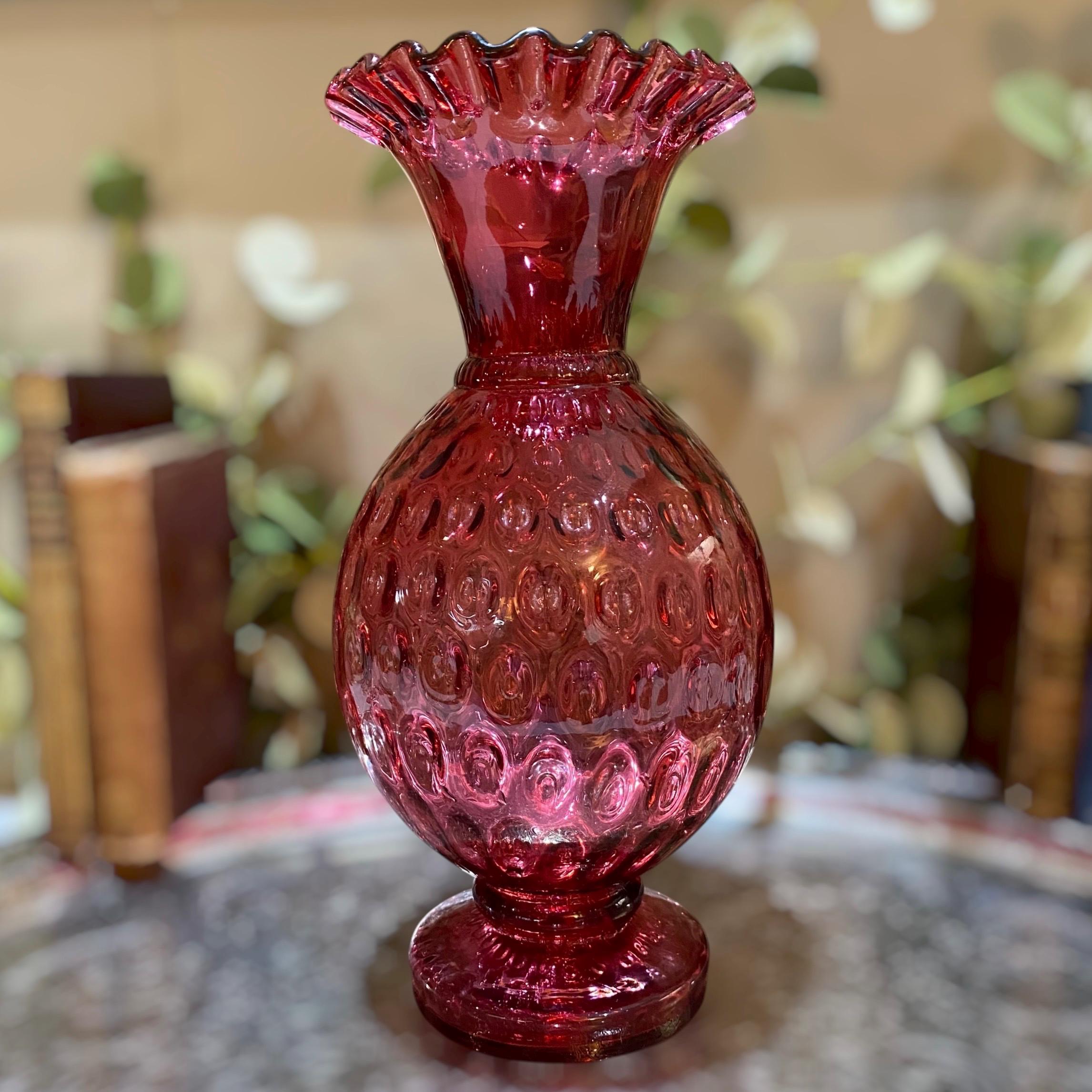 Red Large Murano Vase - Etsy - Page 3