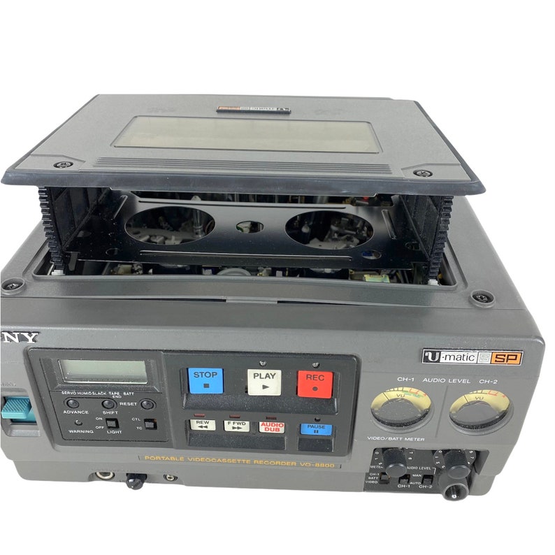 Sony Umatic S SP VO8800 Portable Videocassette Recorder With Etsy