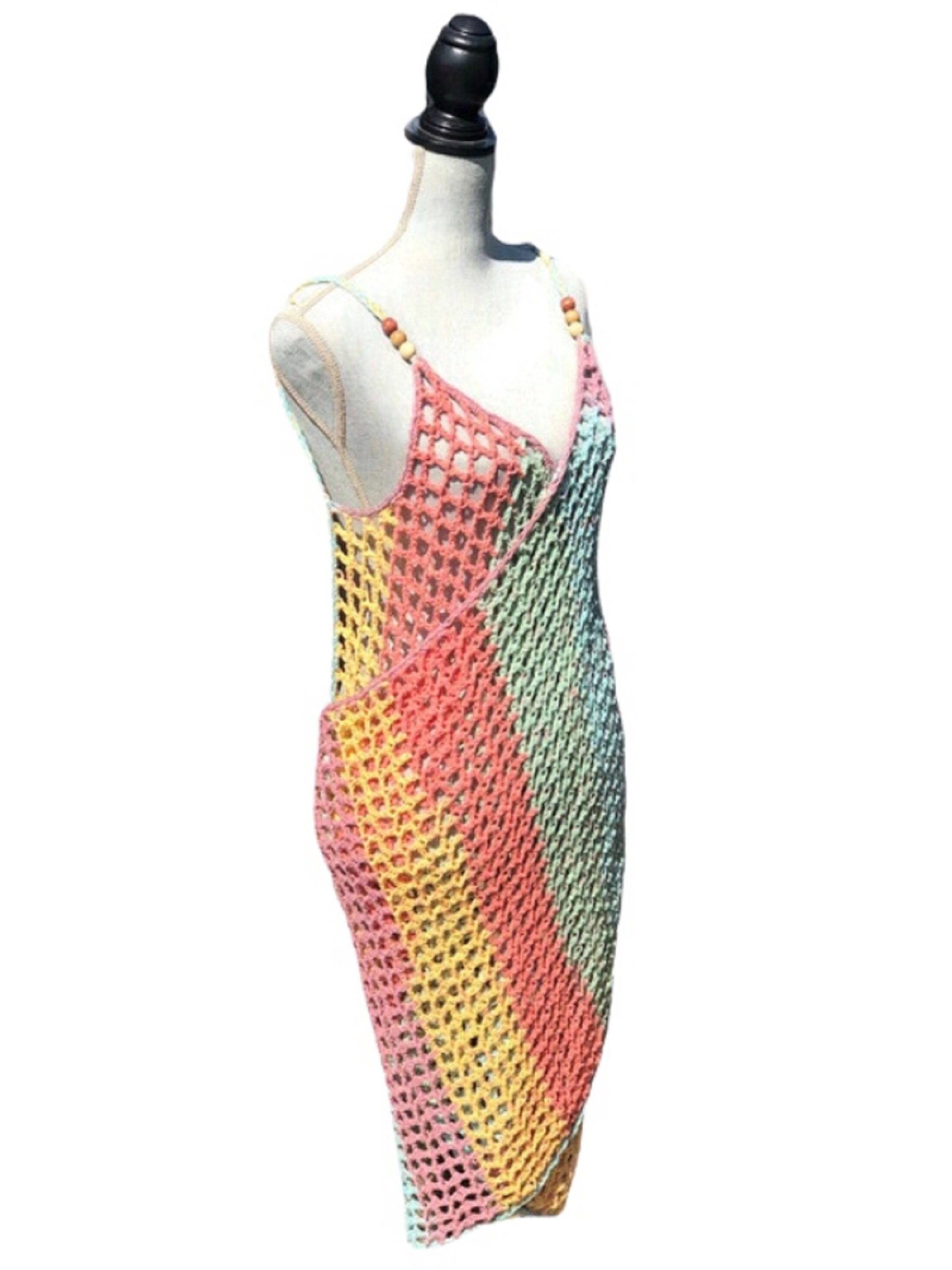 Adult rainbow bathing suit cover up // One size fits most sexy Etsy