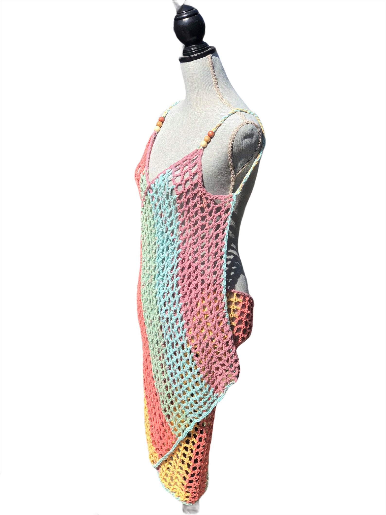 Adult rainbow bathing suit cover up // One size fits most sexy Etsy