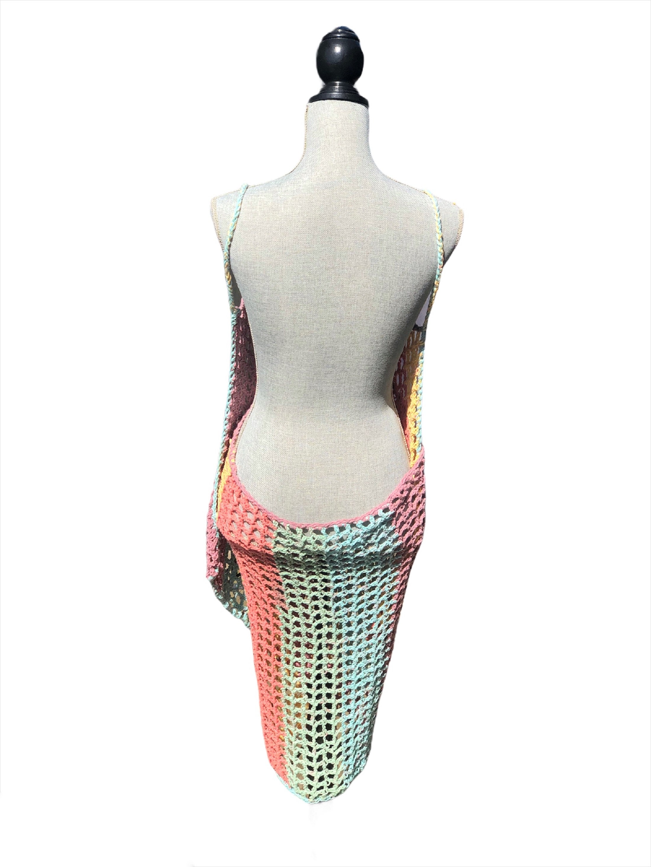 Adult rainbow bathing suit cover up // One size fits most sexy Etsy