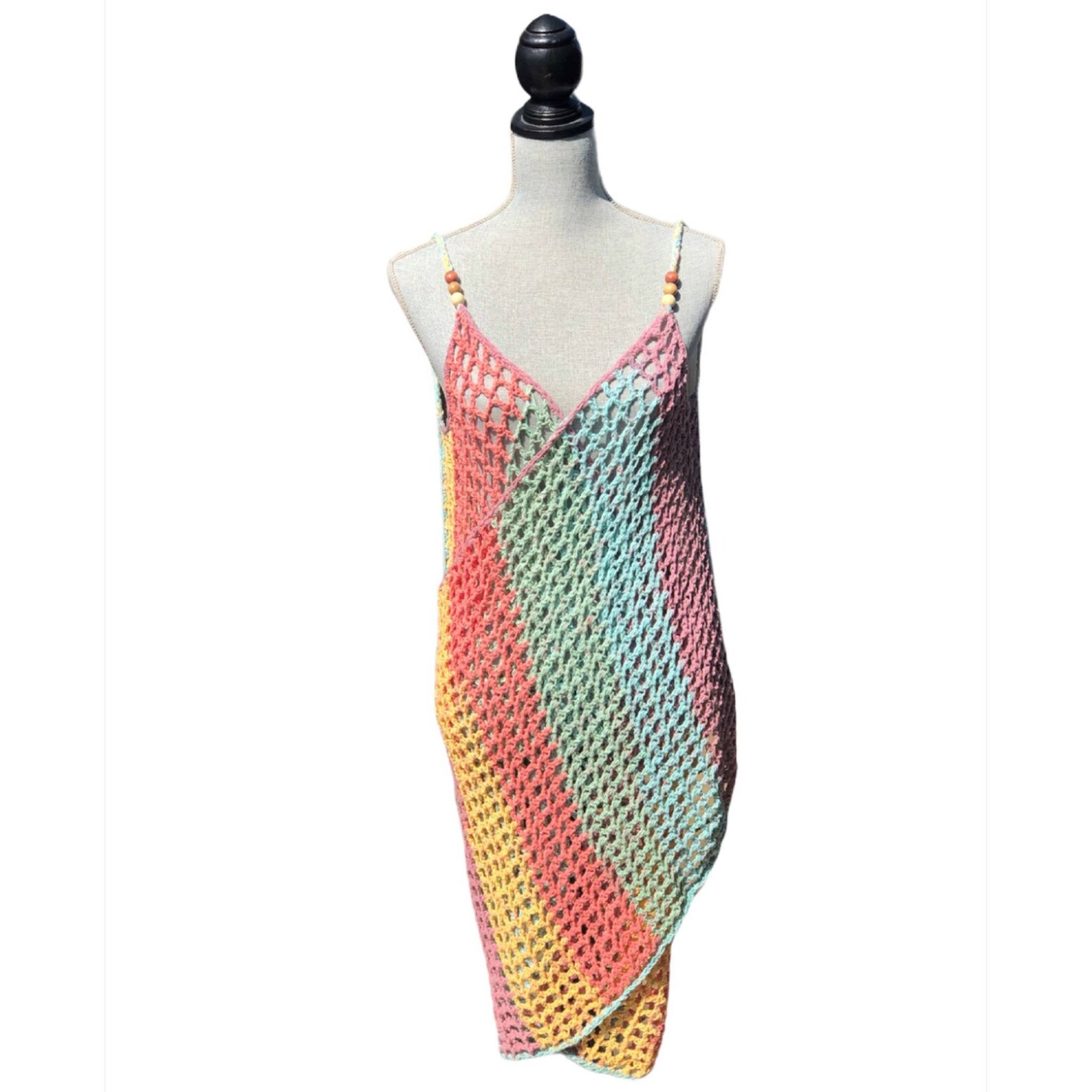Adult rainbow bathing suit cover up // One size fits most sexy Etsy
