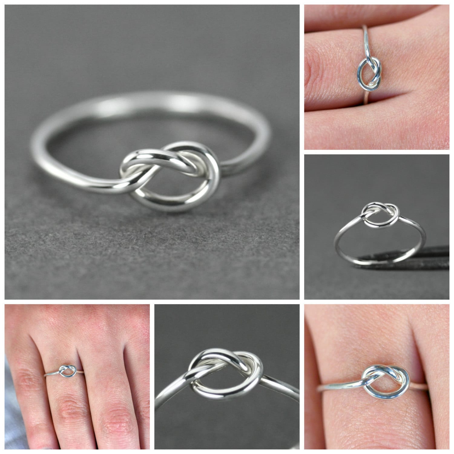 Ring der Liebe Freundschaft Reinheit Ring Link Knoten Etsy