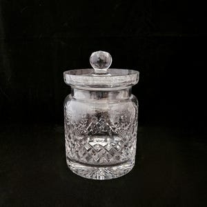 Rogaska Gallia Cut Crystal Biscuit, Cracker Jar or Barrel