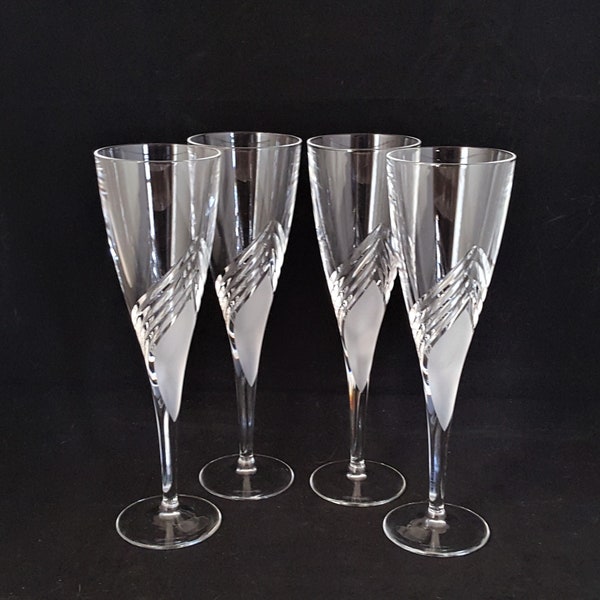 Jg Durand Champagne Flutes Wedding Etsy