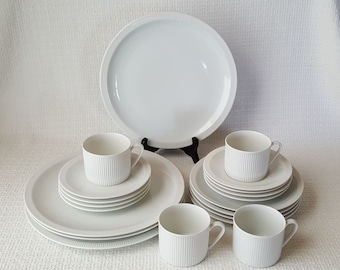 Arzberg Germany Athena White Porcelain China ~ 20 Pieces/Service for 4