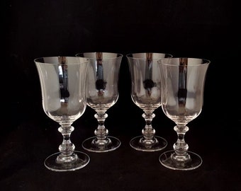 Mikasa Versailles 40062 SET OF 4 Water Goblet s 8"  MOST ARE NEW WITH STICKER 