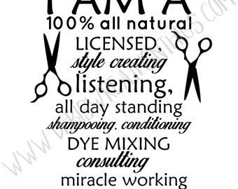 Hairstylist SVG, Hairstylist sign, Barber Svg, Hair Svg, Scissors Svg, Hair sign, Cricut Svg, Silhouette Svg, Cricut Svg Files, Cut files