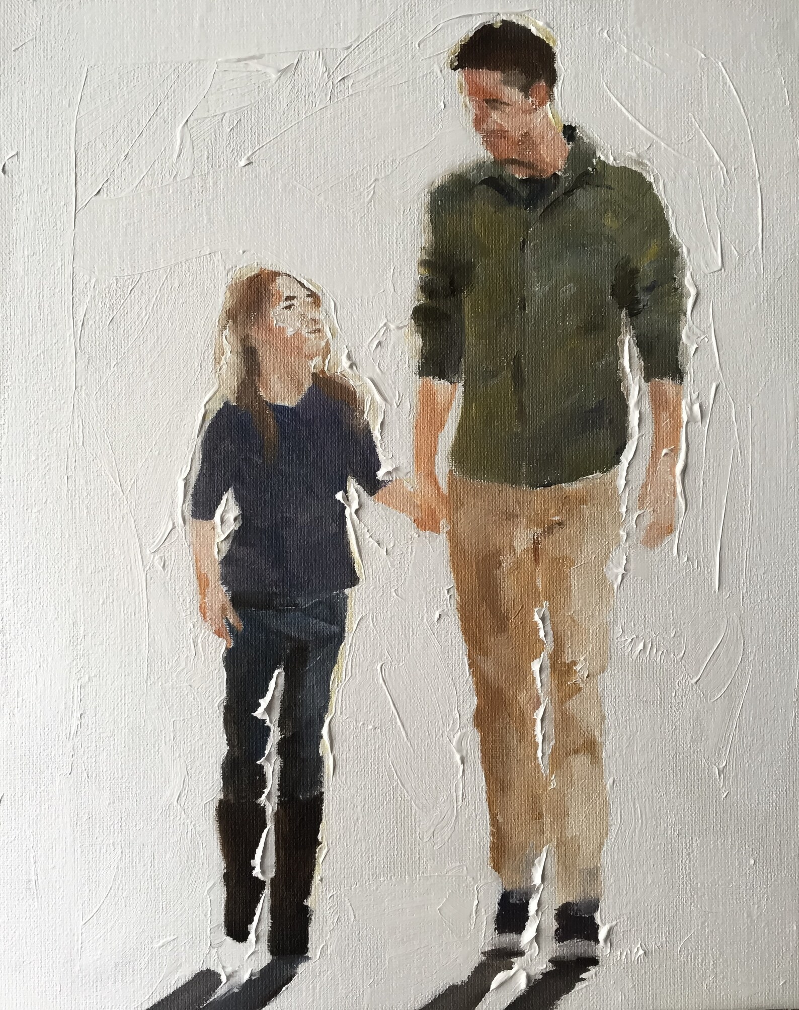 Father and Daughter Painting Daddy Poster Family Wall Art - Etsy
