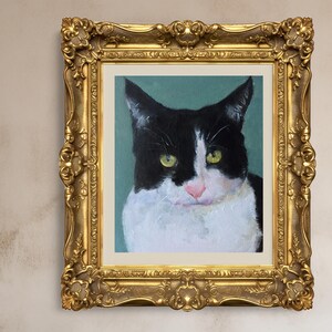 Cat Painting, PRINTS, Canvas, Poster, Commissions, Fine Art - from original oil painting by James Coates