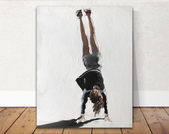 Girl playing Paintings Prints, Canvas, Posters, Originals, Commissions - Fine Art - from original oil painting by James Coates