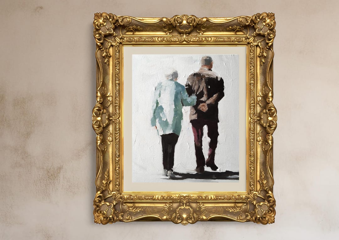 Couple Love Painting Print: Fine Art by James Coates - Etsy