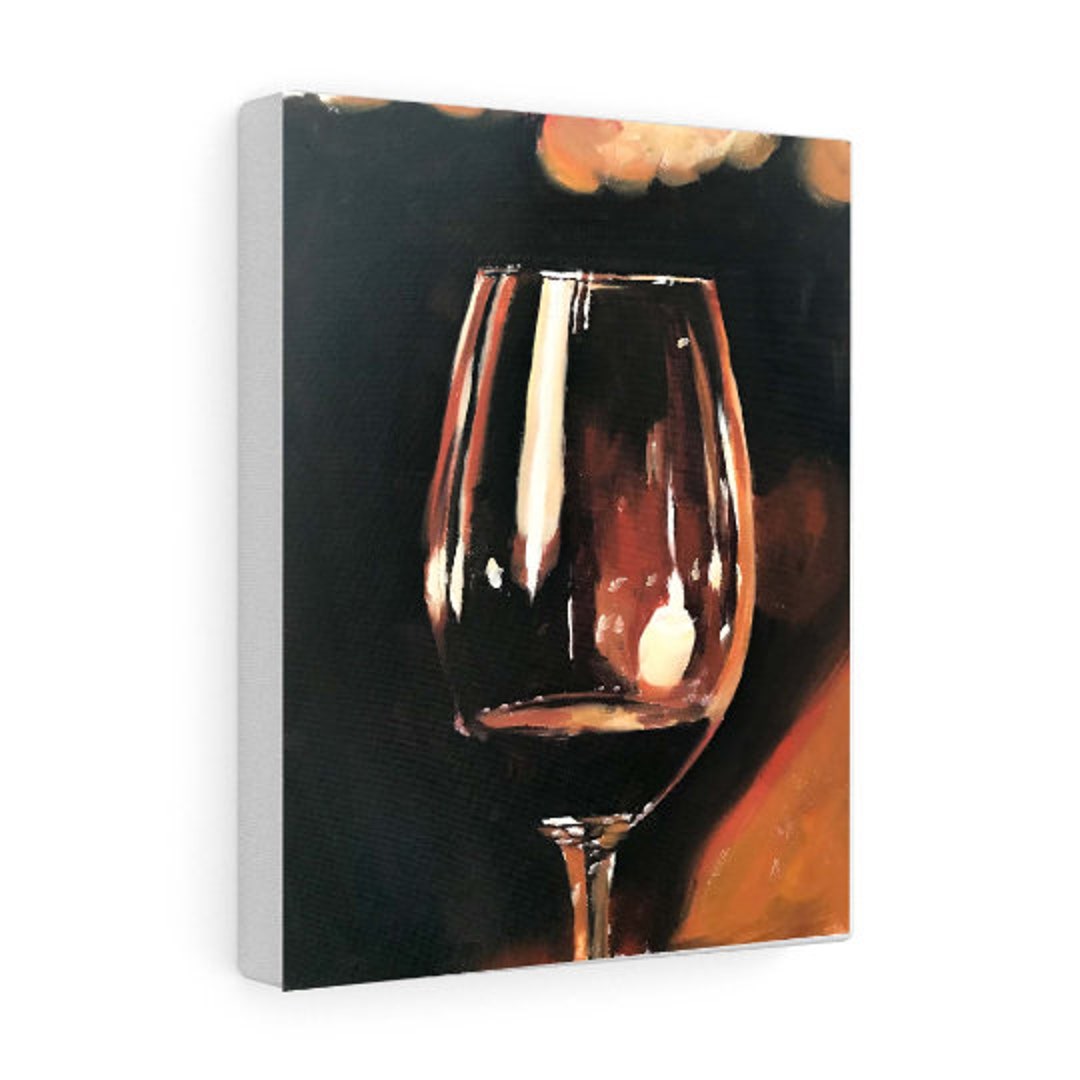 Wine Glass Painting ,still Life Art, Canvas and Paper Prints, Fine Art