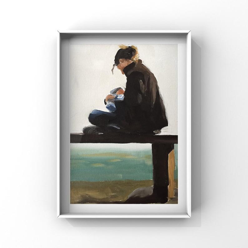 Mommy and baby Painting, Prints, Posters, Canvas, Originals, Com Mommy and baby Painting, Prints, Posters, Canvas, Originals, Com