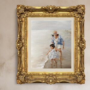 Mum and Child Painting, prints, Canvas, Posters, Originals, Commissions, Fine Art - from original oil painting by James Coates