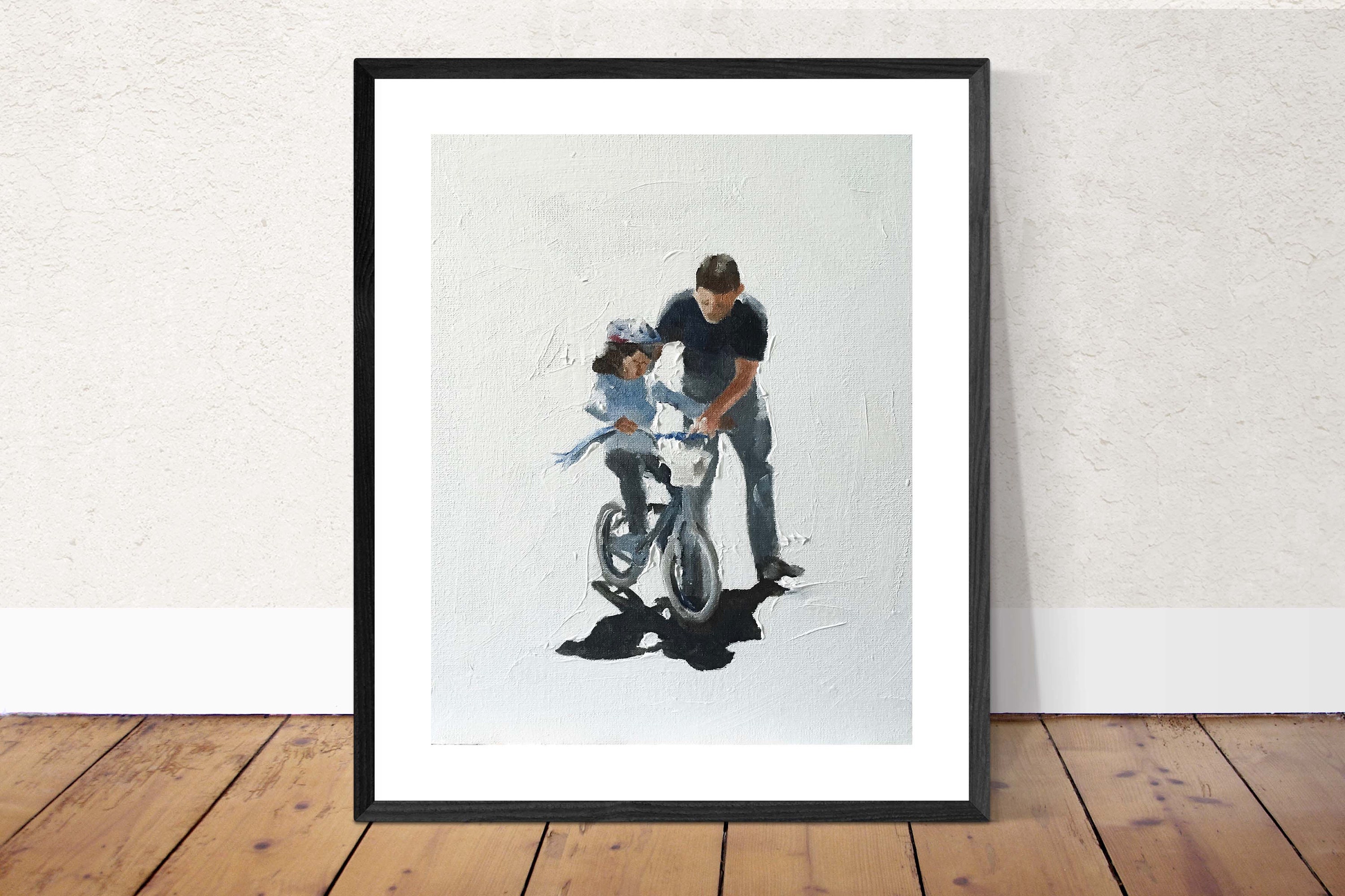 Cycling Painting Prints Posters originals Commissions | Etsy