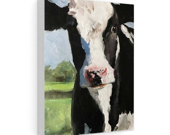 Cow Painting Print, Fine Art, Farmhouse Decor