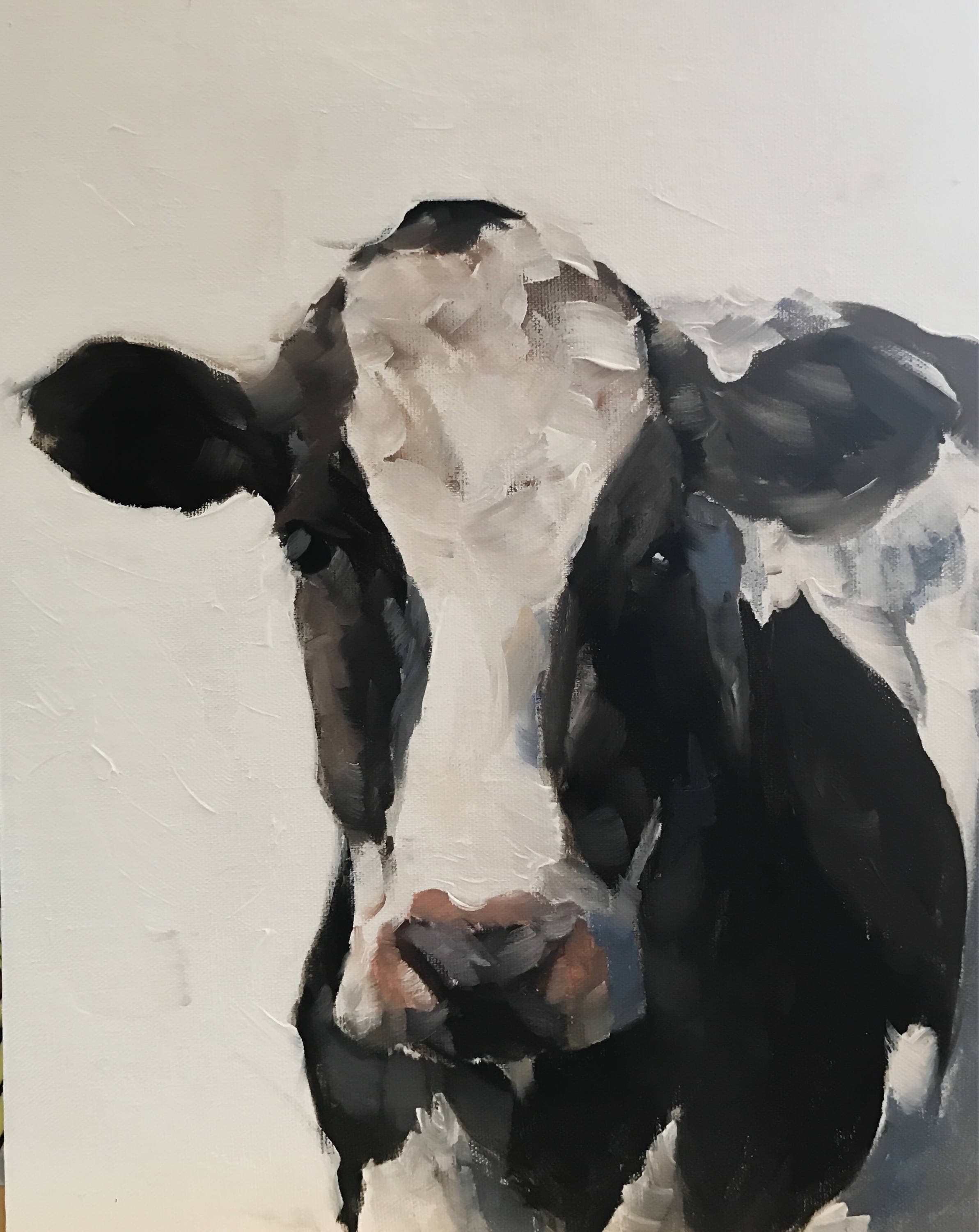 Cow Print Fine Art from original oil painting by James Coates Cows