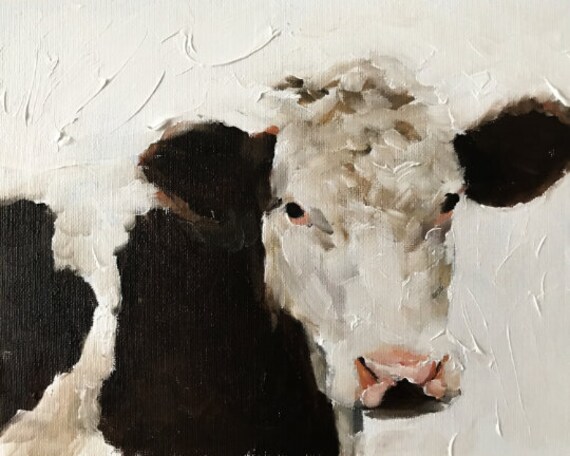 牛の絵画、牛のアート、牛のプリント、ファインアート - ジェームズ 