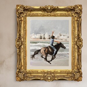 Reiten Kunstdruck: Reiter Ölgemälde von James Coates