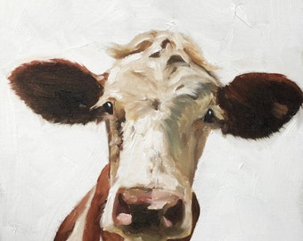 Cow Painting, Prints, Canvas, Posters, Originals, Commissions , Fine Art - from original oil painting by James Coates