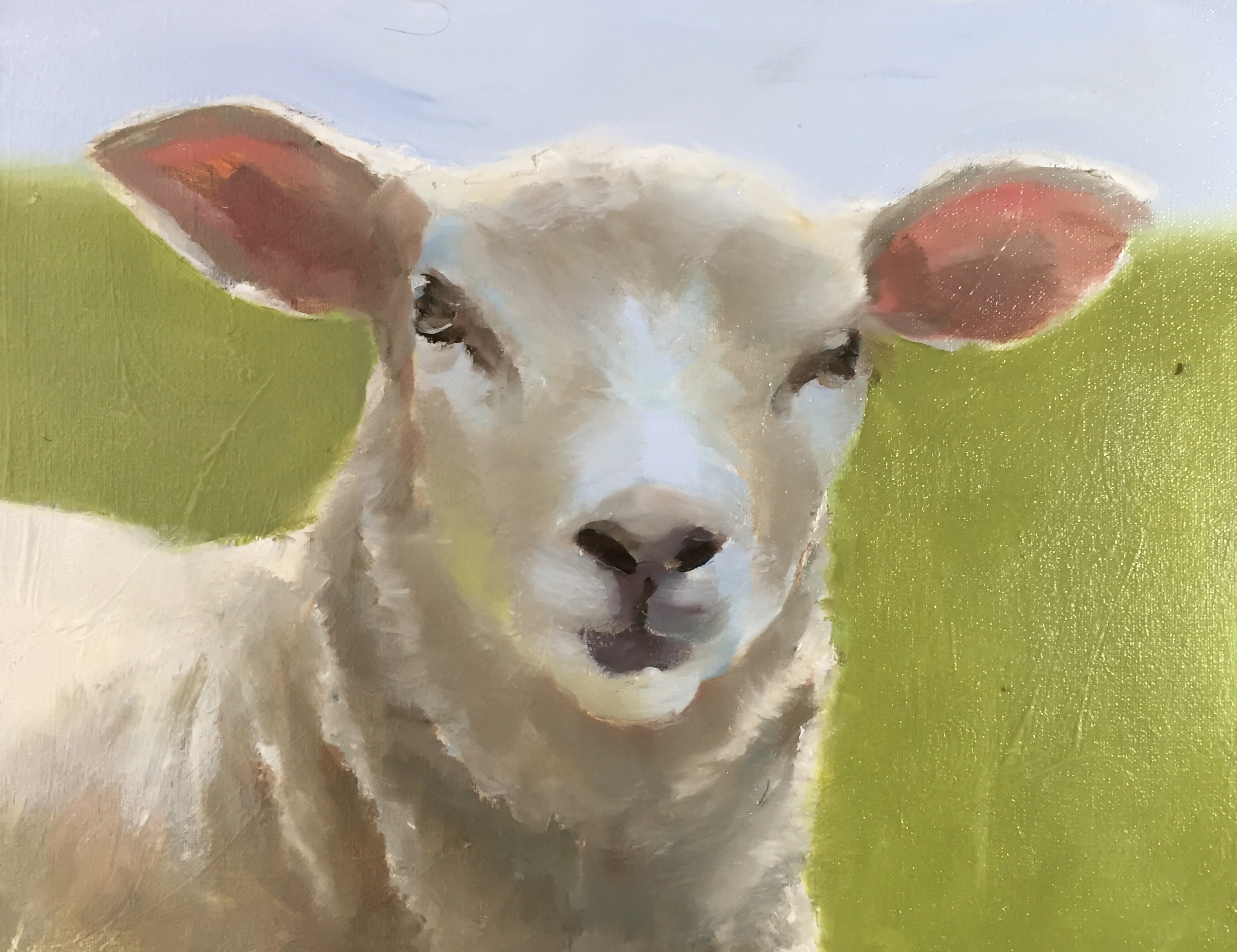 Sheep Painting sheep Poster Wall art Canvas Print Fine Art Etsy