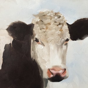 Cow Painting, Prints, Canvas, Posters, originals, Commissions, Fine Art - from original oil painting by James Coates