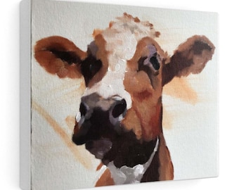 Cow Painting, Fine Art Print, Farmhouse Wall Decor