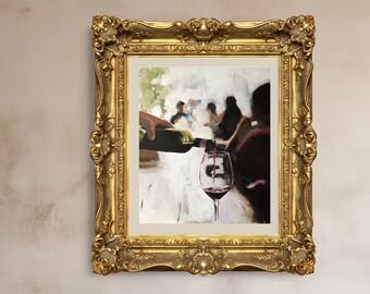 Wine Painting, Prints, Canvas, Posters, Originals, Commissions Food art - Fine Art from original oil painting by James Coates