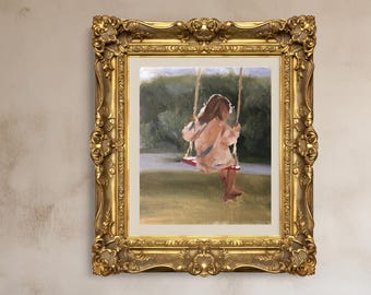 トマトの静物画：オリジナルの油絵またはキッチンアートプリント