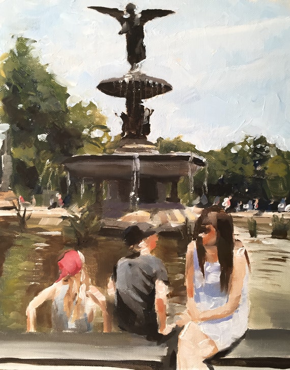 Bethesda Fountain Art: Canvas Prints, Frames & Posters