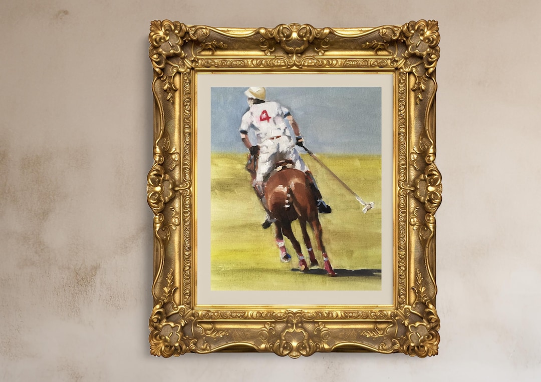polo-horse-painting-print-equestrian-art-by-james-coates-etsy