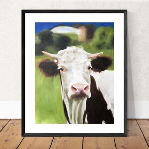 Cow Painting, Prints, Canvas, Posters, Originals, Commissions, Fine Art - from original oil painting by James Coates