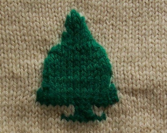 Simply Art (c) Simply Basic (c) Tablas de tejido de medias navideñas - Tabla 6- "Árbol de Navidad"