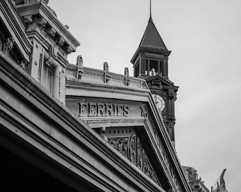 Print terminal Hoboken: zwart-witte NJ-muurkunst