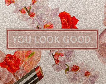 Girl Power Affirmation Druck: Positive Vibe Wandkunst