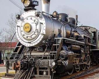 1937 Steam Train Photo Print: Vintage Lokomotive Wandkunst