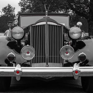 Packard automobile, Packard wall art, classic car decor,  antique car art, man cave wall art, gifts for him, classic car gift, Packard gift