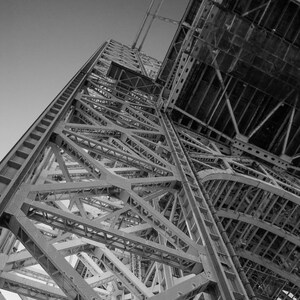 George Washington Bridge Print: Black and White NYC Fine Art