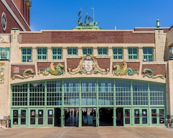 Asbury Park Convention Hall NJ Wahrzeichen Kunstdruck Leinwand