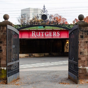 Rutgers University Print: Campus Gates Art, Graduate Gift