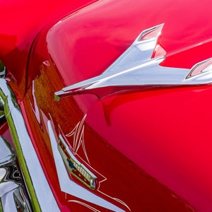 Vintage 1956 Chevy Bel Air Print: Classic Car Wall Art